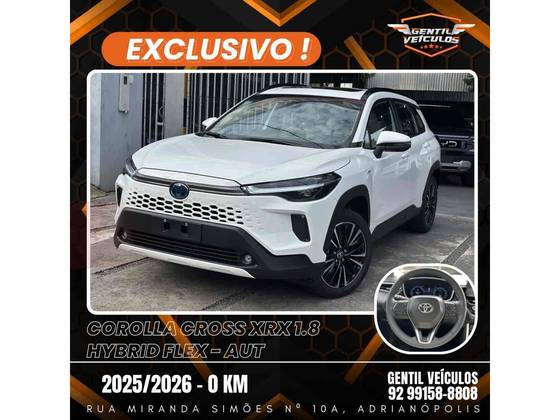 TOYOTA COROLLA CROSS 1.8 VVT-I HYBRID FLEX XRX CVT